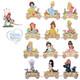 Precious Moments Disney Princess Parade- Birthday Train Set 13 Pieces Brand New