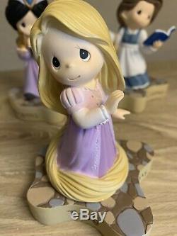 Precious Moments Disney Princess Set four Jasmine Rapunzel Snow White Belle D23