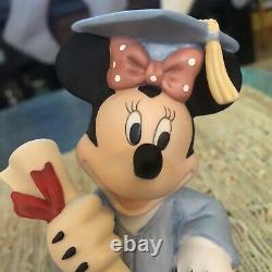 Precious Moments Disney Showcase Congrats! You Did It! Minnie Mouse RARE 144700