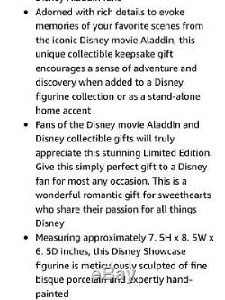 Precious Moments Disney Showcase Limited Edition Aladdin NIB