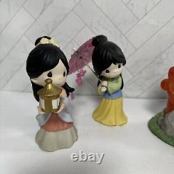 Precious Moments Disney Showcase Mulan Lot of 3 Figures Complete with boxes