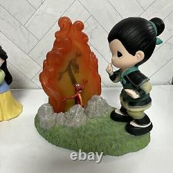 Precious Moments Disney Showcase Mulan Lot of 3 Figures Complete with boxes