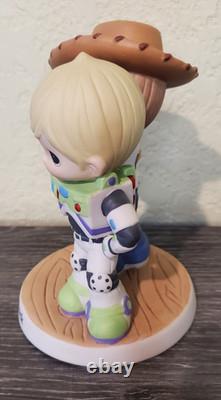 Precious Moments Disney Toy Story Buzz Woody I'VE GOT YOUR BACK Figurine 161012