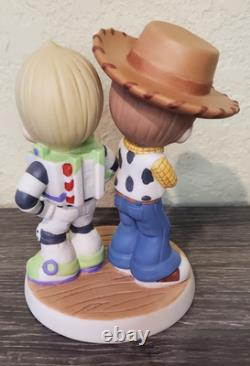 Precious Moments Disney Toy Story Buzz Woody I'VE GOT YOUR BACK Figurine 161012