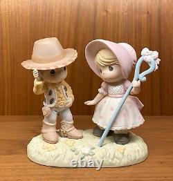Precious Moments Disney Toy Story Howdy Ma'am Little Bo Peep and Sheriff Woody