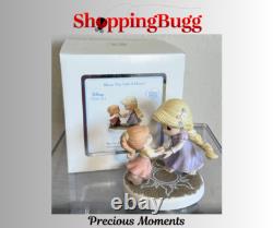 Precious Moments Disney We Go Hand-In-Hand Tangled Rapunzel 154012 Mint Cond