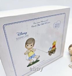 Precious Moments Disney Winnie The Pooh Birthday Train Figurine in Box