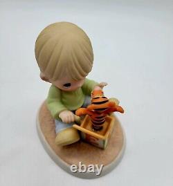 Precious Moments Disney Winnie the Pooh The Wonderful Thing About Tiggers in Box