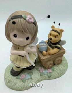 Precious Moments Disney Winnie the Pooh You're Sweet As Honey Bee Cuddle Bug