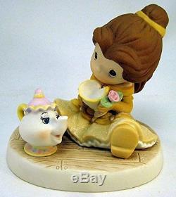 Precious Moments Disney You Are So Tea-Lightful Belle with Teacup Teapot