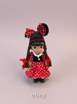 Precious Moments Dolls-Minnie Mouse Disney Girl Doll 14.5 by The Doll Maker NIB
