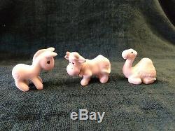 Precious Moments E2395 Mini Nativity 11 Pc Set Figurines With Manger 1982NWOB