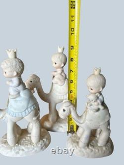Precious Moments #E5624 3 Wise Men They Followed The Star GUC Damaged Box