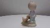Precious Moments E 1374 B Praise The Lord Anyhow Figurine Boy With Dog Antique
