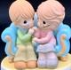 Precious Moments Elderly Couple On Sofa Figurine Loved You Yesterday Always Will
