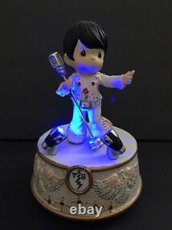 Precious Moments Elvis Presley LOVE ME TENDER -Lights and Sound-133107-RARE