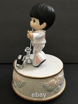 Precious Moments Elvis Presley LOVE ME TENDER -Lights and Sound-133107-RARE