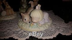 Precious Moments Endangered Whale/Gorilla, Wolf/Ferret/Panda/Manatee/Yak lot