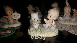 Precious Moments Endangered Whale/Gorilla, Wolf/Ferret/Panda/Manatee/Yak lot