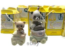 Precious Moments Enesco Birthday Train Series Age Baby -12 Piece Set All NIB