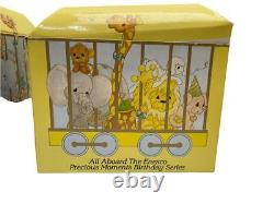 Precious Moments Enesco Birthday Train Series Age Baby -12 Piece Set All NIB