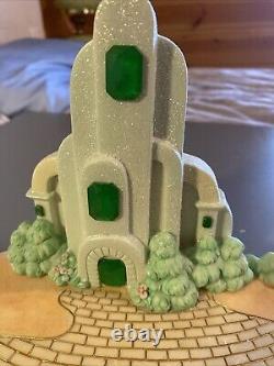 Precious Moments Enesco Wizard Of Oz, Emerald City Skyline Base, 4 Figurines