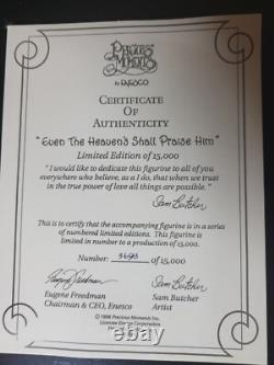 Precious Moments Even The Heaven's Shall Praise Him 150312 Limited #3693