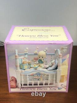 Precious Moments Expressions Heaven Bless You Action Musical 1993 New in Box