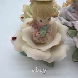 Precious Moments Expressive Blossoms Lot Of 14 Pieces