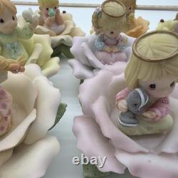 Precious Moments Expressive Blossoms Lot Of 14 Pieces