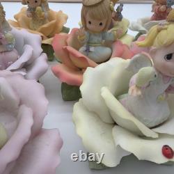 Precious Moments Expressive Blossoms Lot Of 14 Pieces