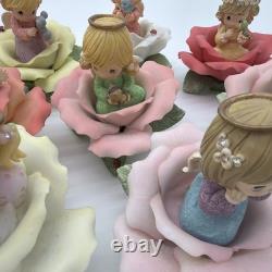 Precious Moments Expressive Blossoms Lot Of 14 Pieces