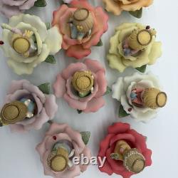 Precious Moments Expressive Blossoms Lot Of 14 Pieces