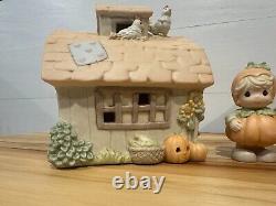 Precious Moments FALL FESTIVAL Lighted Barn Never displayed 2000 VTG