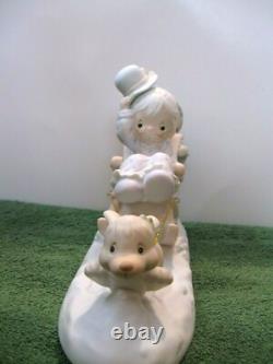 Precious Moments Figurine #109819 Oh What Fun It Is To Ride Mint in box