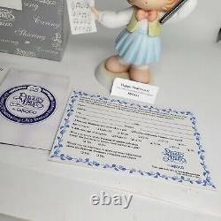 Precious Moments Figurine 25 Anniversary Happy 804444 Signed Girl Figurine NIB