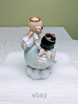 Precious Moments Figurine 539309-His Love Will Uphold The World-COA/Display Case