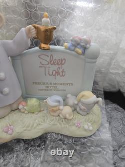 Precious Moments Figurine, #542636, Sleep Tight, No Mark SIGNED SAM BUTCHER NIB