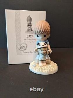 Precious Moments Figurine Behind You At Your Beary Step 163013 Mother and Son