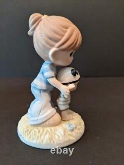 Precious Moments Figurine Behind You At Your Beary Step 163013 Mother and Son