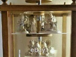 Precious Moments Figurine CABINET SHELVES ADJ & REVOLVE Child Dust Proof NEW