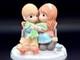 Precious Moments Figurine Couple Bench Withbox