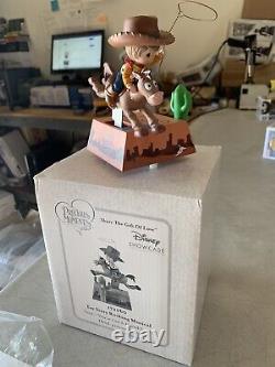 Precious Moments Figurine Disney Youve Got A Friend In Me Woody Bullseye #172060