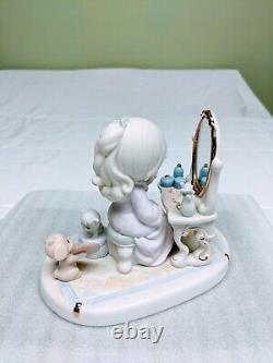 Precious Moments Figurine/Glass Case 175277 God's Love Is Reflected In You-COA