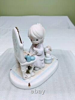 Precious Moments Figurine/Glass Case 175277 God's Love Is Reflected In You-COA