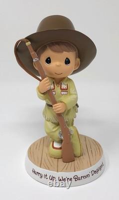 Precious Moments Figurine John Wayne Hurry It Up We're Burnin' Daylight Cowboy