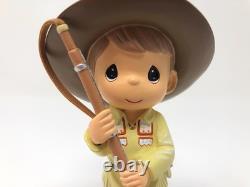 Precious Moments Figurine John Wayne Hurry It Up We're Burnin' Daylight Cowboy