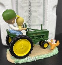 Precious Moments Figurine Like Father Like Son John Deere Farm Days 2007