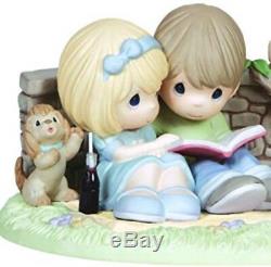 Precious Moments Figurine, Limited Edition Couple Listening to Record Player-NIB