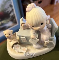 Precious Moments Figurine Lot of 5 Enesco 1980s-1990s Precious Memories+more